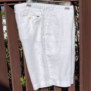 RL Linen Shorts Classic Fit 10” Inseam‎